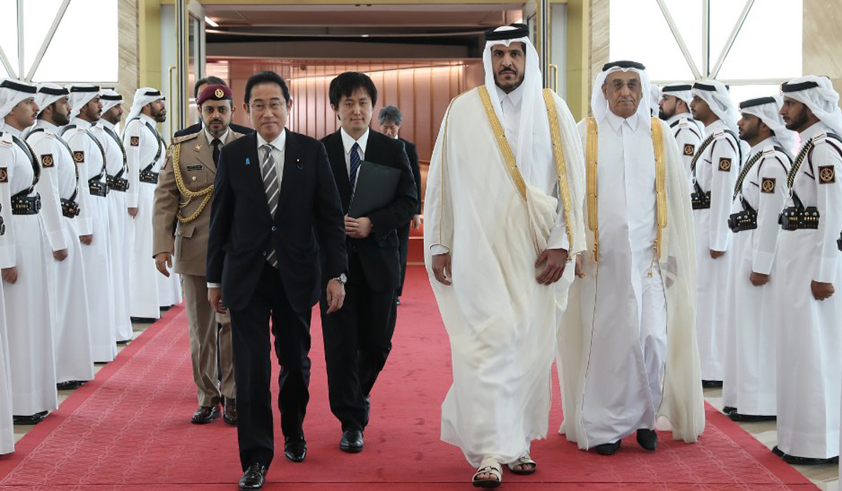 Japan PM Kishida in Qatar for LNG talks